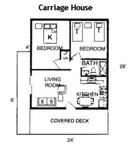 Hickory Hollow Resort Table Rock Lake Carriage House Floor Plan
