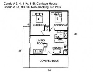 Hickory Hollow Resort Table Rock Lake Cabin 3 Floor Plan