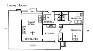 Hickory Hollow Resort Table Rock Lake Lee Roy House Floor Plan
